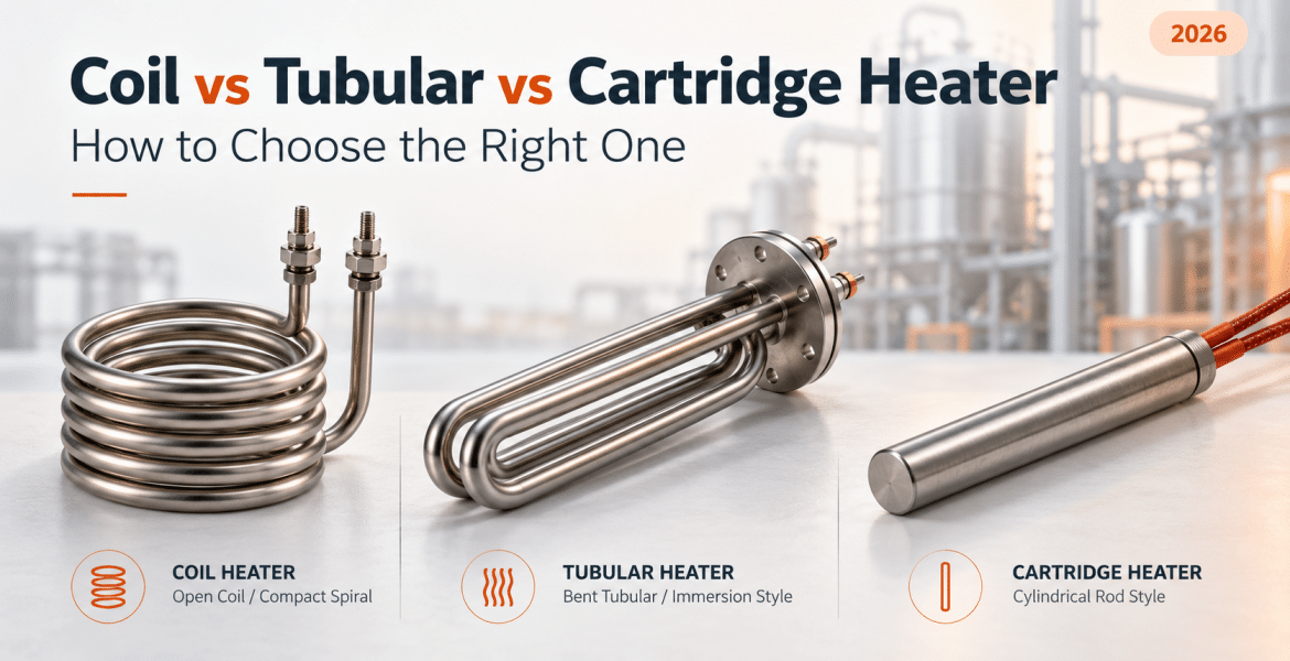 Coil vs Tubular vs Cartridge Heater: Which One Should You Choose?
